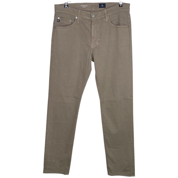 AG Adriano Goldschmied Pants Mens 33x34 (Tag 32) Graduate SUD Tailored Leg NEW